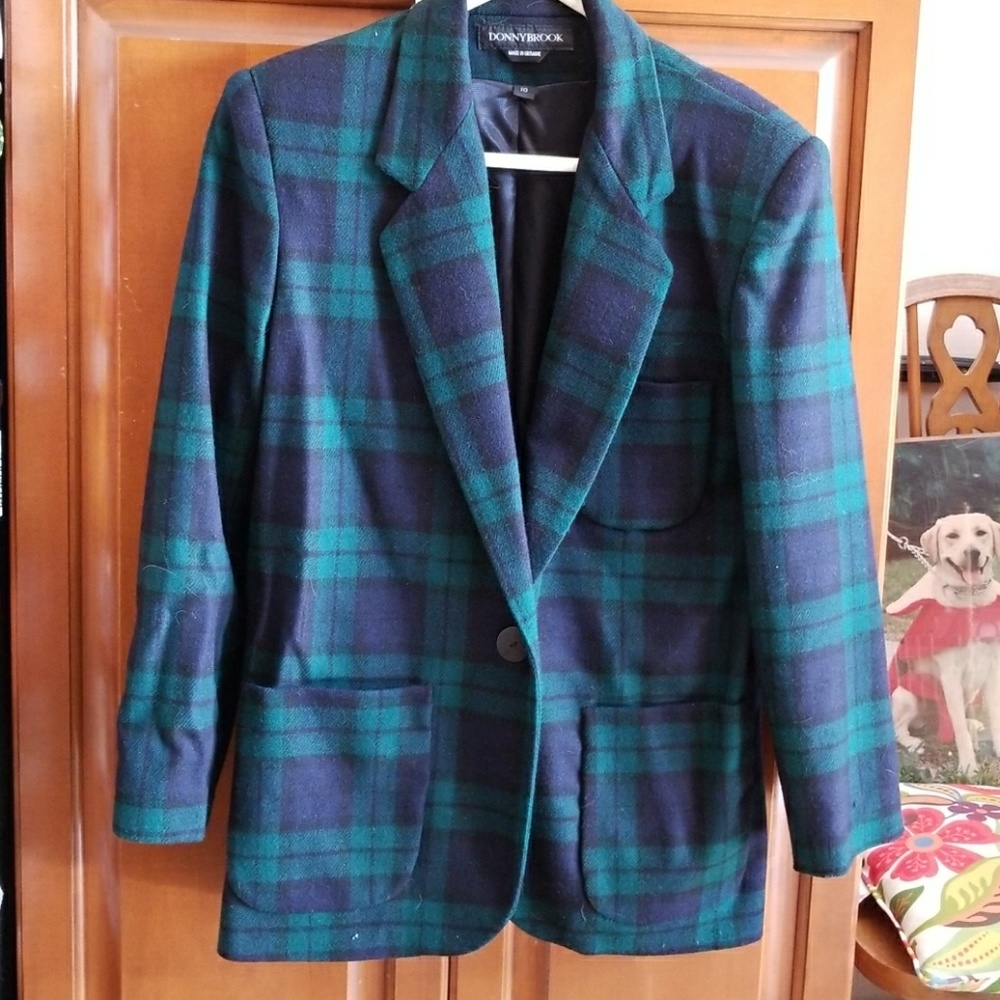 FLASH SALE 1 HOURDONNYBROOK Plaid Blazer